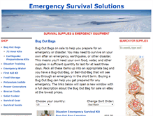 Tablet Screenshot of emergencysurvivalsolutions.com